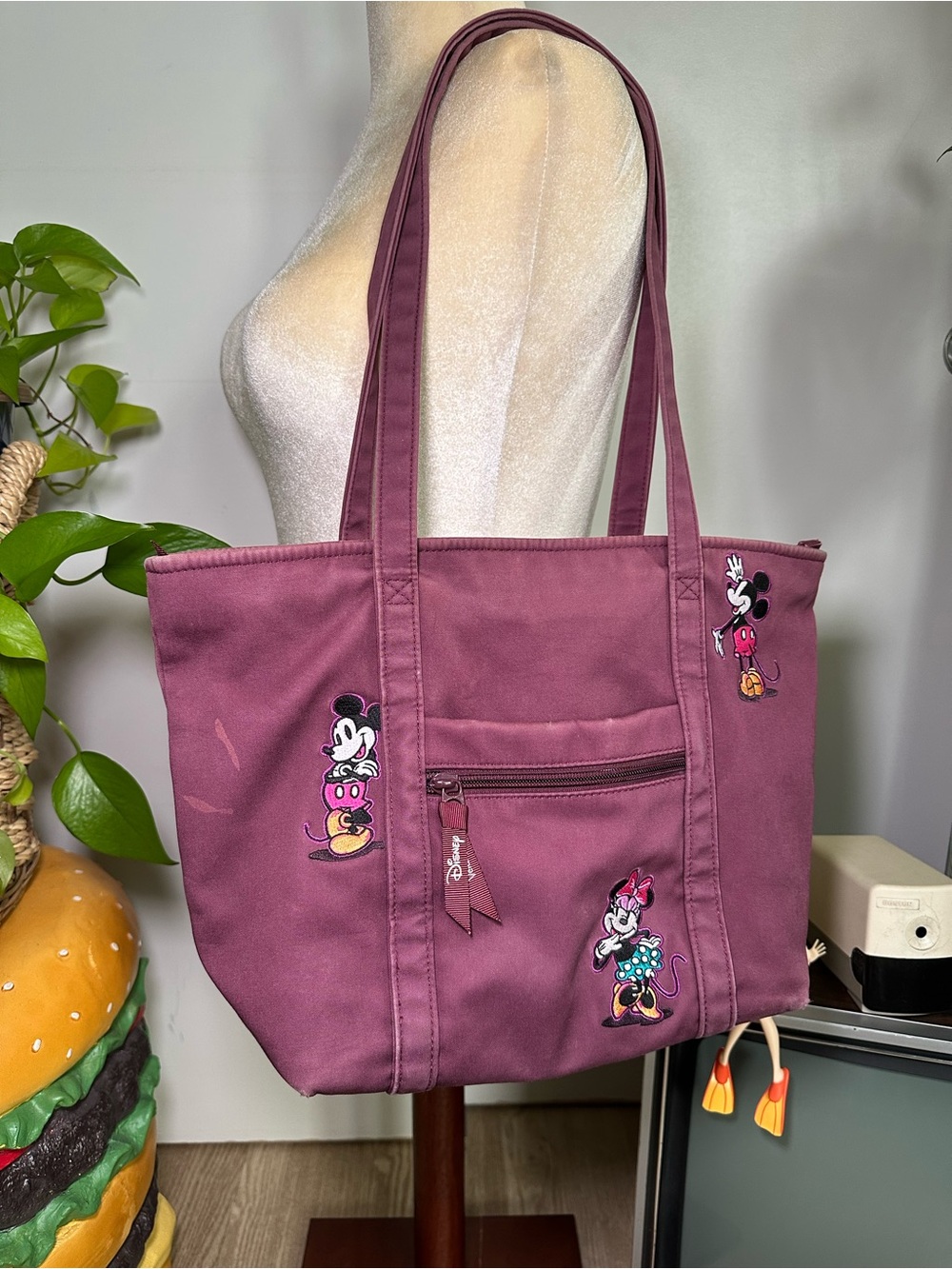 Vera Bradley Disney Flirty Mickey and Minnie Mouse Tote Bag